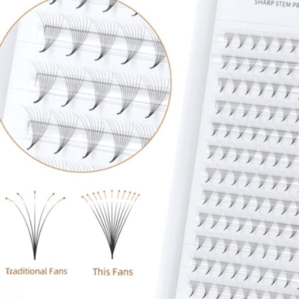 3D to 20D Pre-made Fan Lash Extensions Pointy base RL008-1