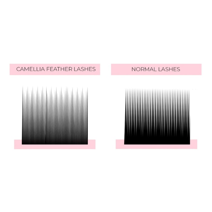 Camellia eyelash extensions 16 lines multi-color RL103-2