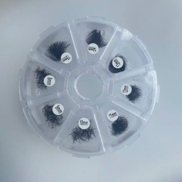 Pre-made fans 3D to 20D black mix 8 compartments RL082-3