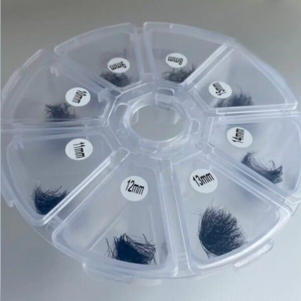 Pre-made fans 3D to 20D black mix 8 compartments RL082-4