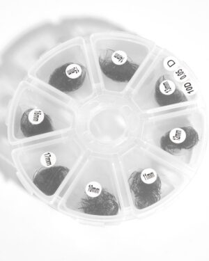 Pre-made fans 3D to 20D black mix 8 compartments RL148-1