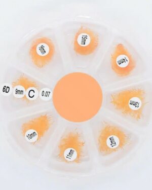 Pre-made fans 3D to 20D single-color mix 8 compartments RL112-1
