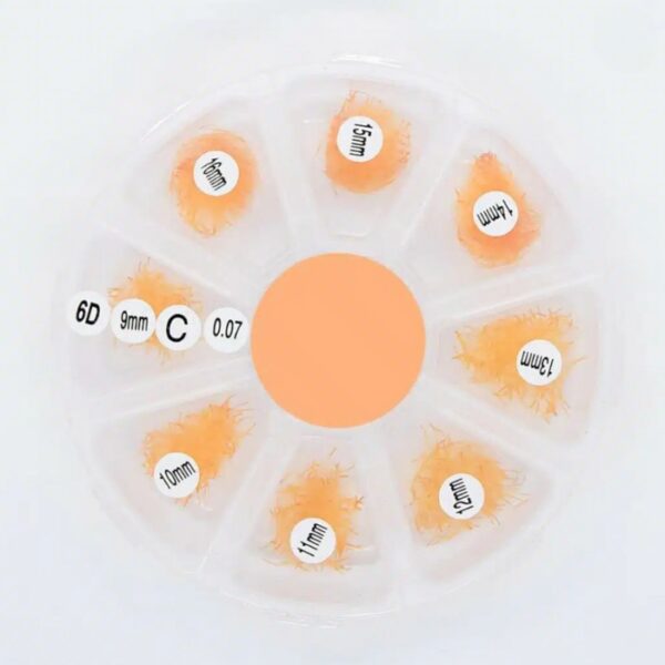 Pre-made fans 3D to 20D single-color mix 8 compartments RL112-1