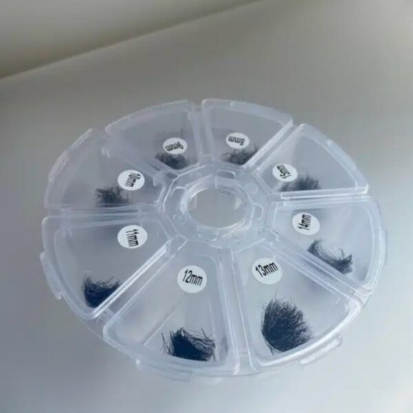 Special spike camellia pre-made fans single-color mix 8 compartments RL096-2