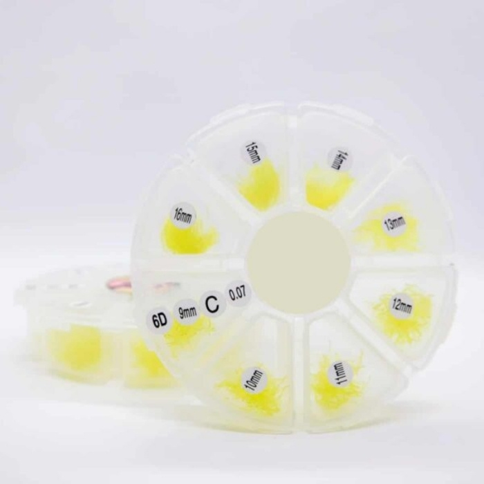 Wispy eyelash extensions mix 8 compartments single-color RL069-3